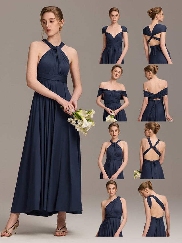 High-Stretch Soft Versatile Convertible Bridesmaid Dress