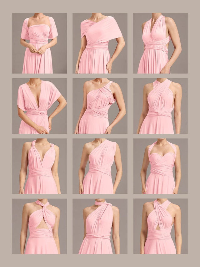 High-Stretch Soft Versatile Convertible Bridesmaid Dress