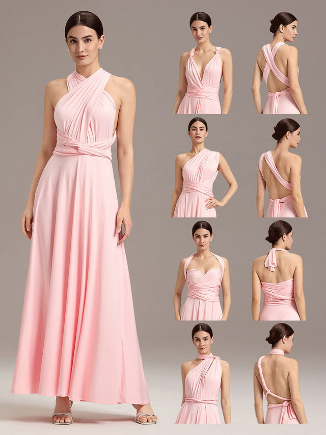 High-Stretch Soft Versatile Convertible Bridesmaid Dress