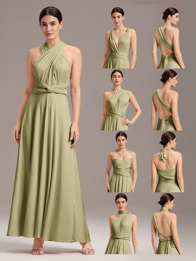 High-Stretch Soft Versatile Convertible Bridesmaid Dress