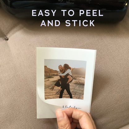 Custom Photo Wine Label