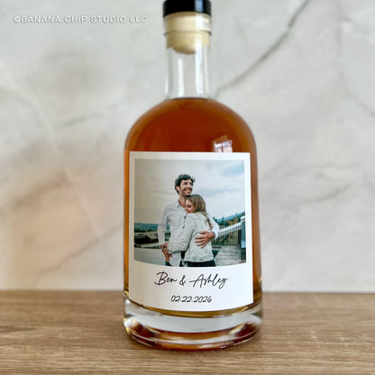 Custom Photo Wine Label
