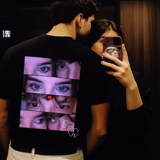 Personalized Eyes Shirt for Couple