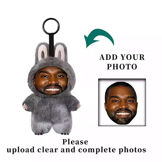 Photo customized face DIY doll