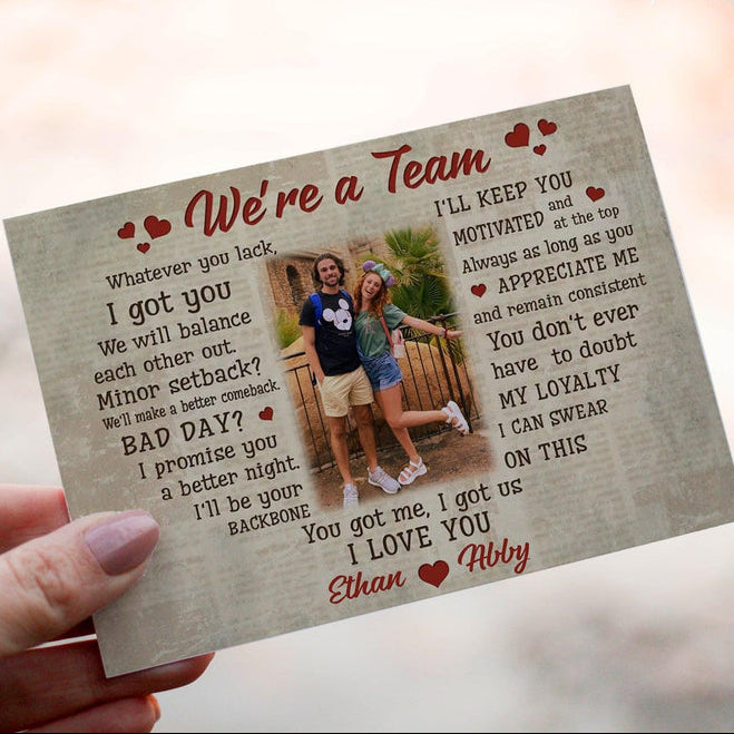 Personalized Crochet Doll with Photo Card