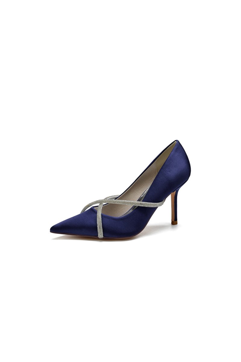 Party Pointed Toe Crystal High Heels