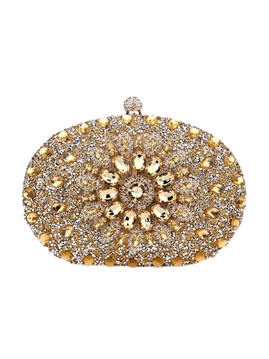 Women’s All Over Crystals Sparkly Evening Clutch Bags