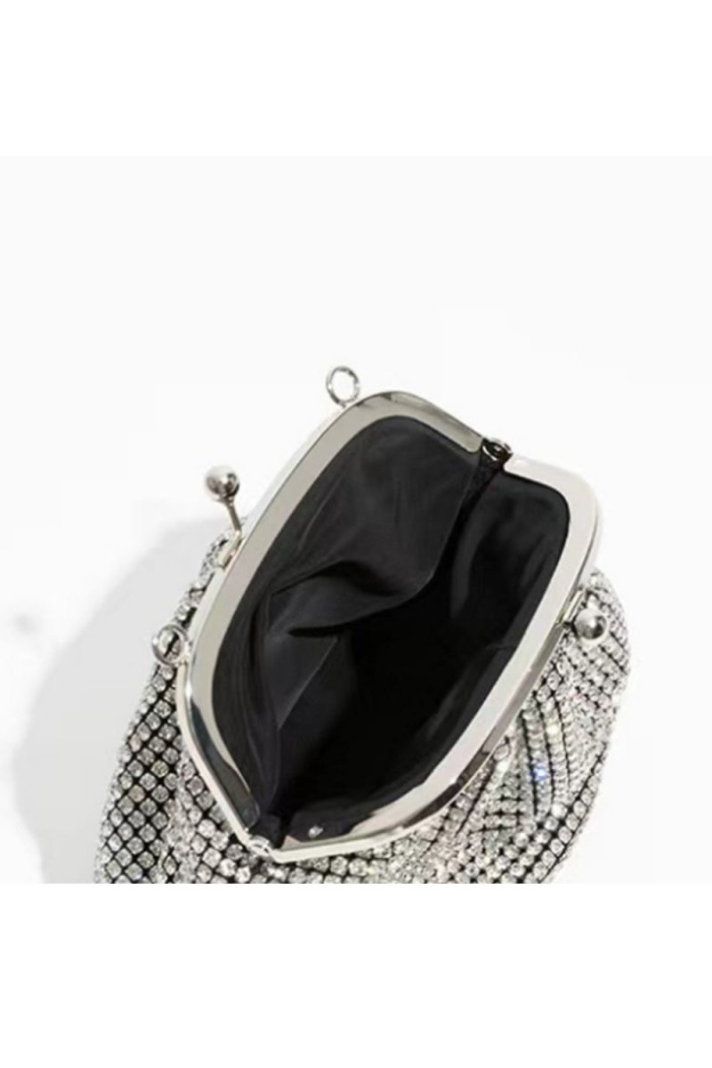 Women’s All Over Rhinestones Evening Clutch Bags with Straps
