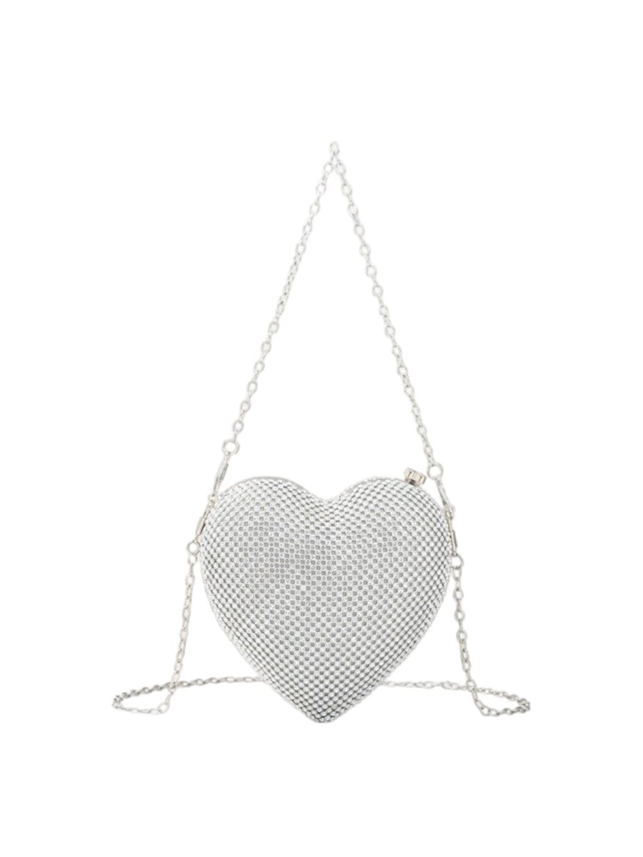 Women’s Heart Shape Evening Clutch Bag