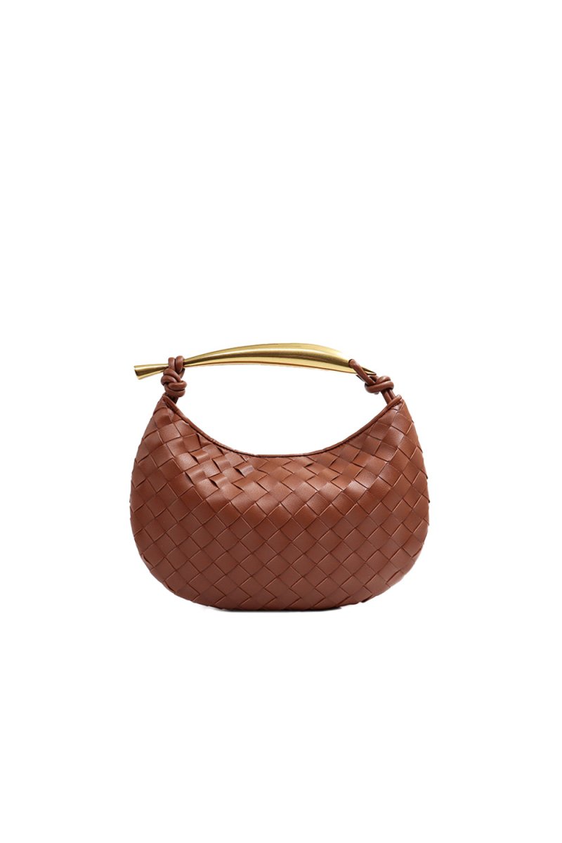 Women’s Woven Dumpling Clutch Bag