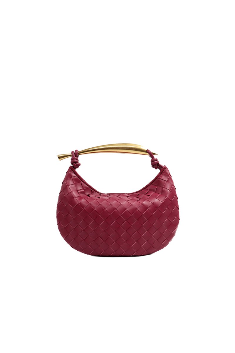 Women’s Woven Dumpling Clutch Bag