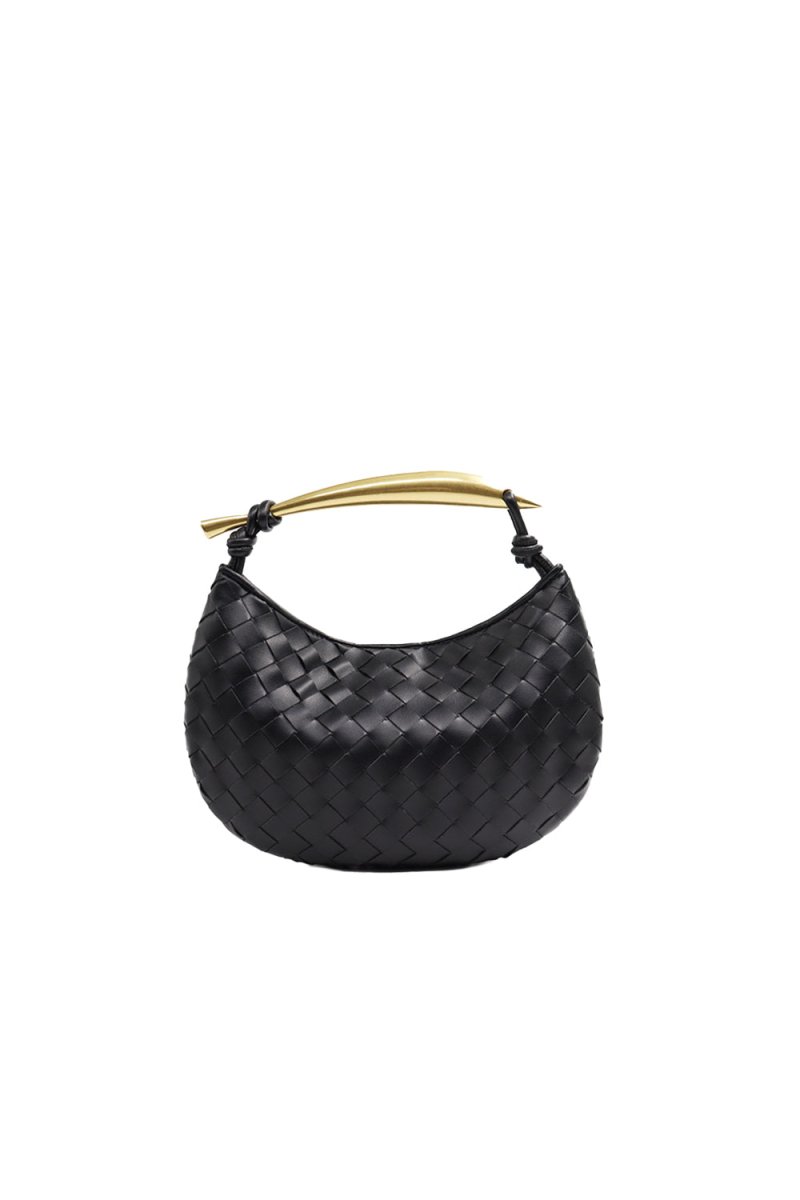 Women’s Woven Dumpling Clutch Bag