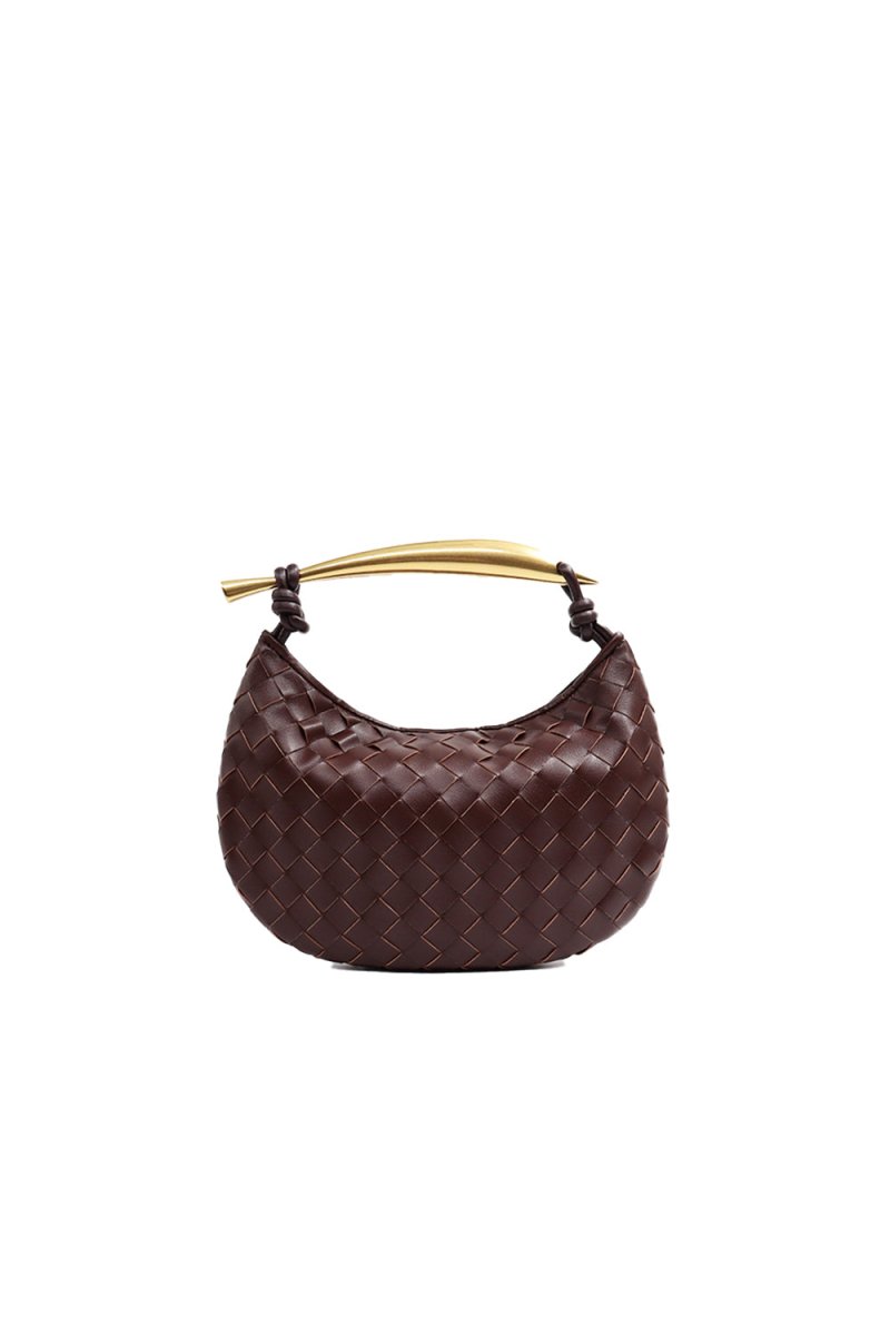 Women’s Woven Dumpling Clutch Bag
