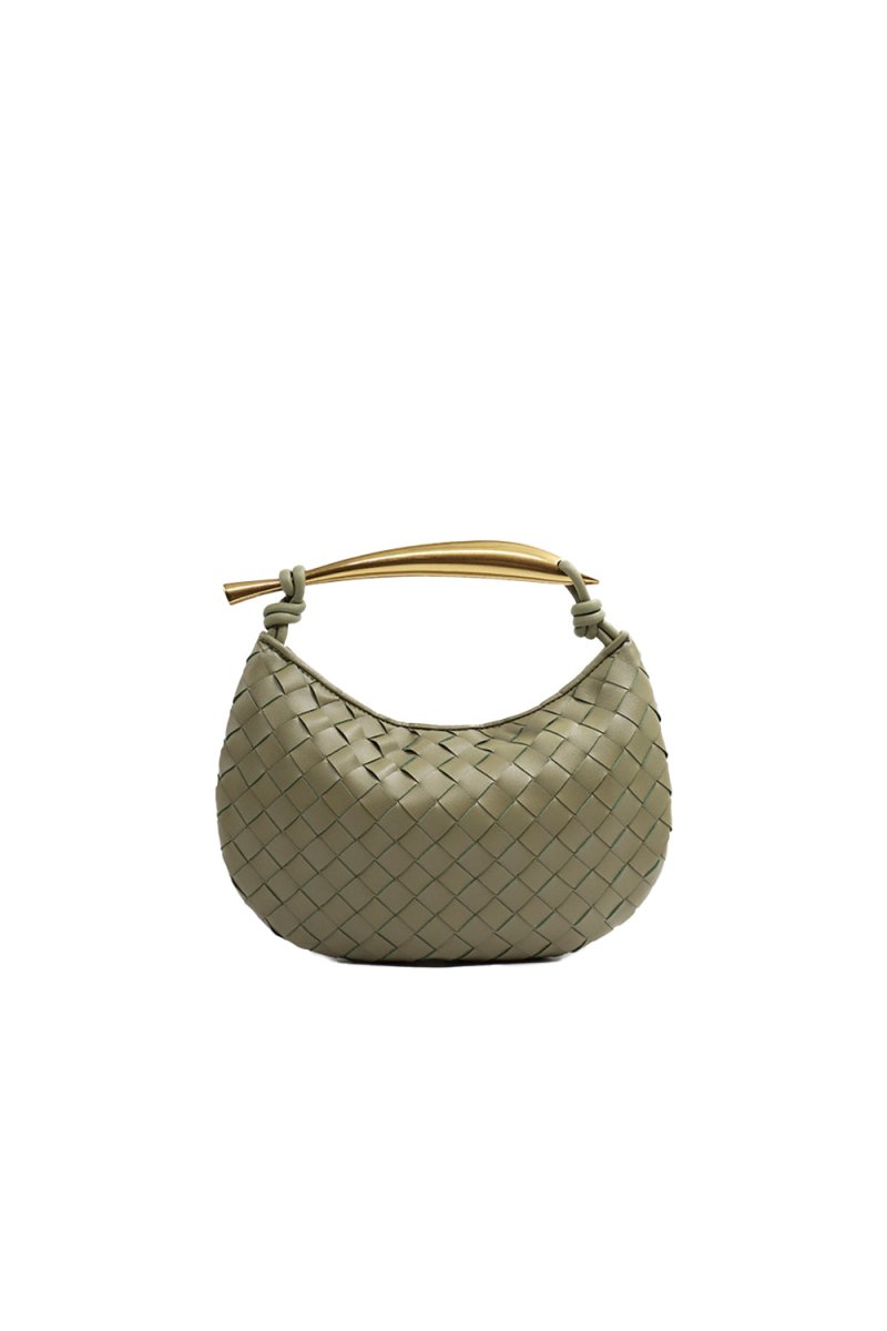 Women’s Woven Dumpling Clutch Bag